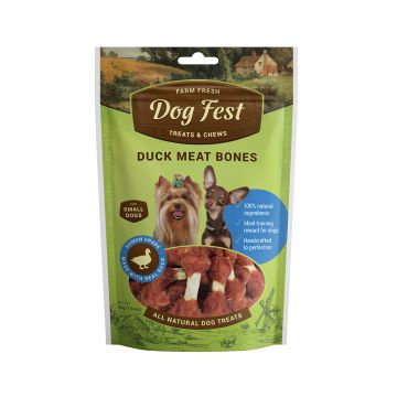 Dog Fest Duck Meat Bones For Mini-Dogs - 55g