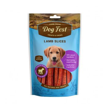 Dog Fest Lamb Slices Puppy Treats - 90 g