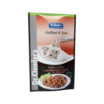 Dr.Clauder's High Premium Poultry & Kidney Wet Cat Food - 100 g