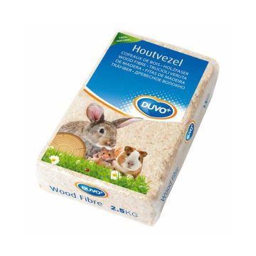 Duvo+ Wood Shavings Wood Fibre for Rodents - 2.5 Kg