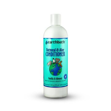 Earthbath Oatmeal and Aloe Conditioner Vanilla Almond Scent - 16 oz