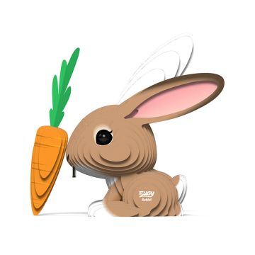 Eugy Rabbit 3D Puzzle Kit for Kids