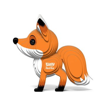 Eugy Red Fox 3D Puzzle Kit for Kids