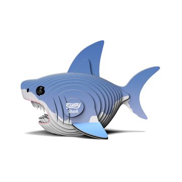 Eugy Shark 3D Puzzle Kit for Kids