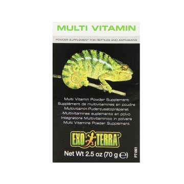 Exo Terra Multi Vitamin Powder Supplement for Reptiles - 70g