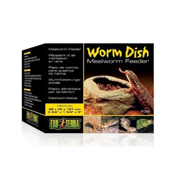 Exo Terra Worm Dish / Feeder, 95 x 45 x 127 mm