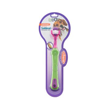 EZ Dog Three Sided Toothbrush for Small Dogs