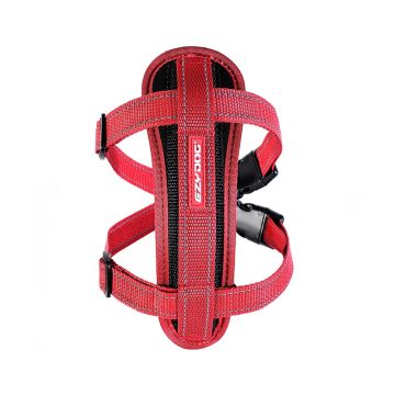 EzyDog Chest Plate Harness, Red