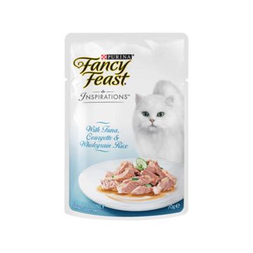 Fancy Feast Inspirations with Tuna, Courgette and Wholegrain Rice Wet Cat Food - 70 g