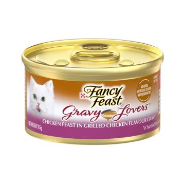 Fancy Feast Gravy Lovers Chicken Canned Cat Food - 85 g