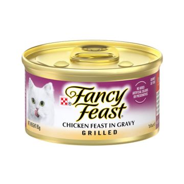 Fancy Feast Grilled Chicken Feast in Gravy Canned Cat Food - 85 g