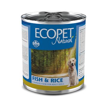 Farmina Ecopet Natural with Fish and Rice Dog Wet Food - 300 g - Pack of 6