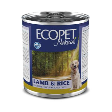 Farmina Ecopet Natural with Lamb and Rice Dog Wet Food - 300 g - Pack of 6
