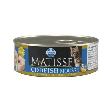 Farmina Matisse Codfish Mousse Wet Cat Food - 85 g - Pack of 12
