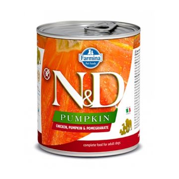 Farmina N&D Chicken Pumpkin and Pomegranate Canned Dog Food - 285 g - Pack of 6