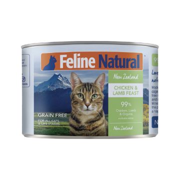 Feline Natural Chicken and Lamb Canned Cat Food - 170 g
