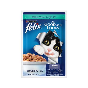 Felix Tuna In Jelly Adult Cat Food Pouch - 85 g