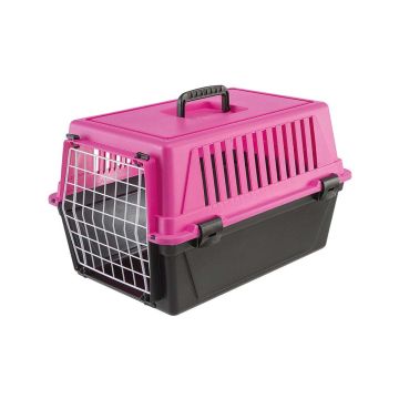 Ferplast Pet Carrier, Pink,  32.5 x 48 x 29 Cm