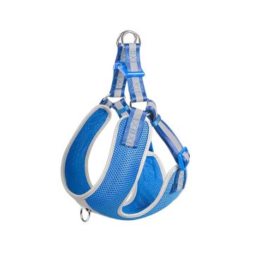 Fida Step-in Dog Harness Reflective - Blue - XSmall