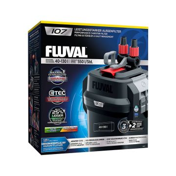 Fluval 107 Canister External Filter, Upto 130 L