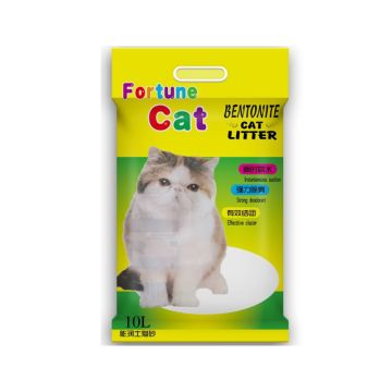 Fortune Cat Bentonite Lavender Scented Cat Litter - 10 Liters