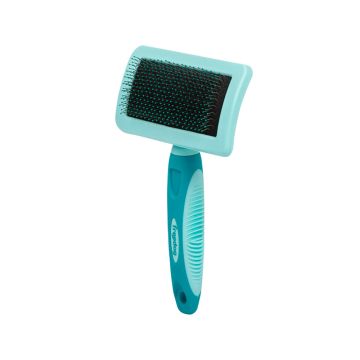 Freedog Slicker Grooming Brush with Protected Tips - 17 cm