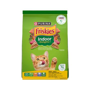 Friskies Indoor Delights Adult Dry Cat Food - 1 kg