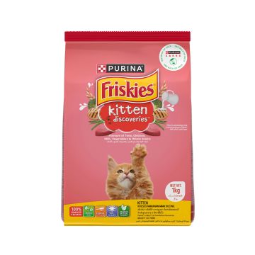 Friskies Kitten Discoveries Dry Kitten Food - 1 Kg