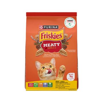 Friskies Meaty Grills Adult Dry Cat Food