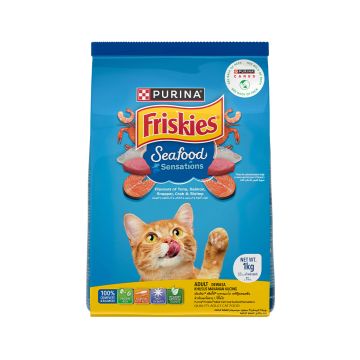 Friskies Seafood Sensations Dry Cat Food - 1.2 kg