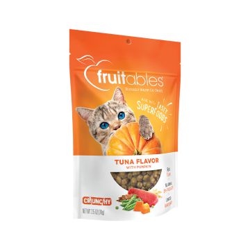 Fruitables Tuna Flavour with Pumpkin Cat Treats - 70g