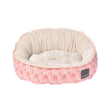 FuzzYard Pink Lemonade Reversible Pet Bed