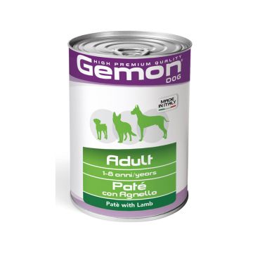 Gemon Pate with Lamb Adult Canned Dog Food - 400 g