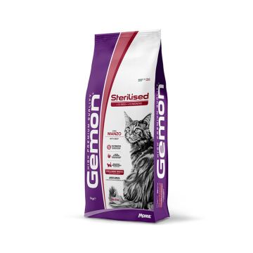 Gemon with Beef Sterilised Cat Dry Food - 7 kg