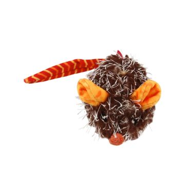 GiGwi Activity Mouse Pet Droid Cat Toy - Orange/Brown