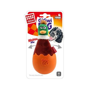 gigwi-egg-wobble-fun-brown-duck-dog-toy