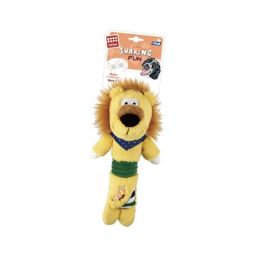 GiGwi Shaking Fun Lion Plush with Squeaker Dog Toy