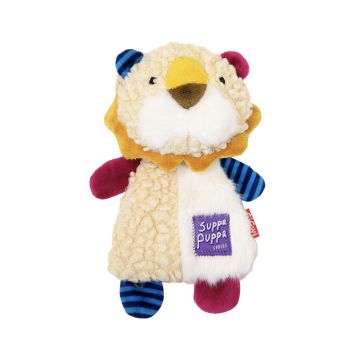 GiGwi Suppa Puppa Lion with Squeaker Dog Plush Toy - Small