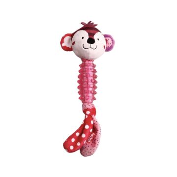 GiGwi Suppa Puppa Monkey with Squeaker Dog Plush Toy - Small