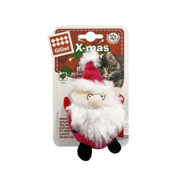 GiGwi X-mas Tales Santa Claus with Catnip Cat Toy