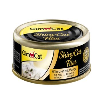 GimCat ShinyCat Chicken Filet with Mango, 70g