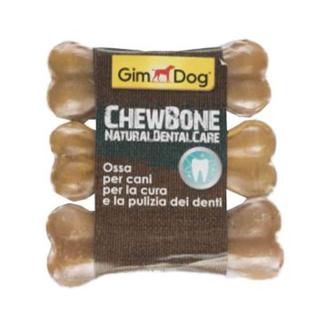 GimDog Pressed Bone Dog Treat - 5 inches - 3 pcs