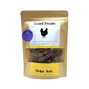 Good Treats All-Natural Chicken Necks Dog Treat - 8 Pcs