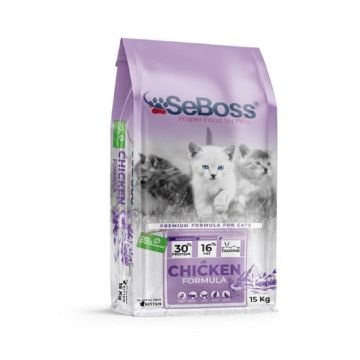 SeBoss Chicken Dry Kitten Food - 15 kg