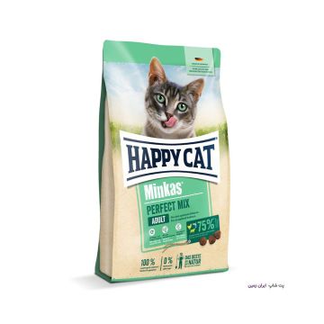Happy Cat Minkas Perfect Mix Poultry - Fish and Lamb Dry Cat Food