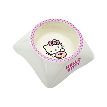 Hello Kitty Single Melamine Food and Water Bowl