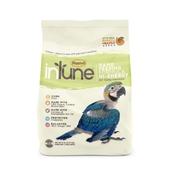 Higgins InTune Hand Feeding Formula HI-Energy for Baby Macaw, 5 lbs