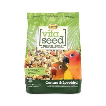 Higgins Vita Seed Conure & Lovebird Food - 2.5 lbs
