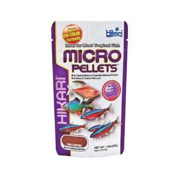 Hikari Micro Pellets Tropical Fish Food, 45g