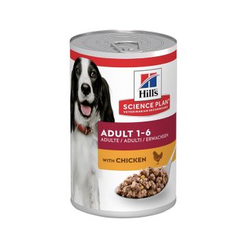 Hill's Science Plan Adult Dog Food with Chicken - 370g